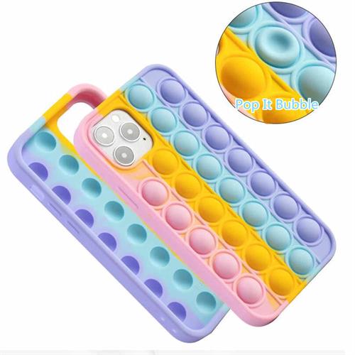 Sceedo Pop It Bubble Iphone 12 Pro Cover Rainbow