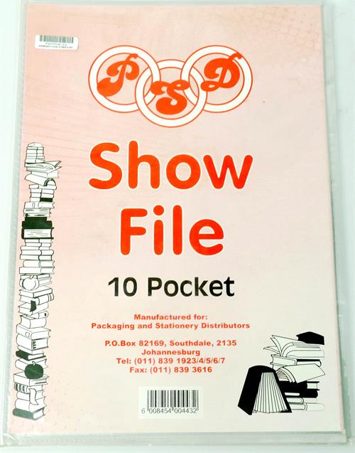 PSD A4 Flip File 10 Page