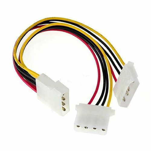 UniQue 4 Pin Molex Power Supply Fan Splitter Y