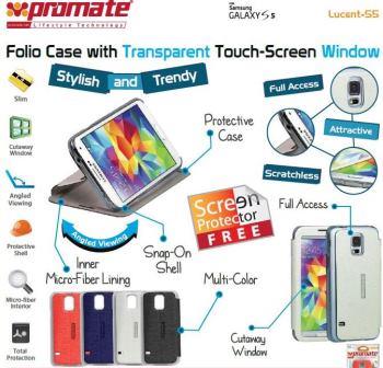 Promate Lucent S5 Bookcover with T