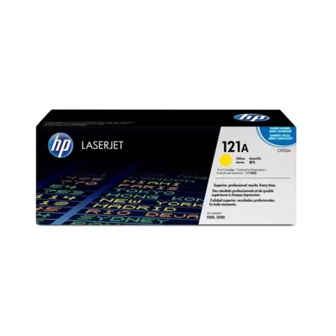 HP Original Replacement for HP 121A C9702A Yellow