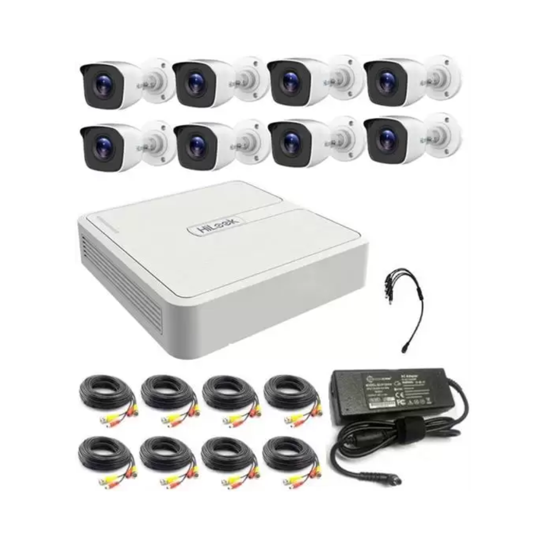 HiLook 8 Channel DVR with 8x 1080p HD Bullet