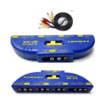 Geeko 4 Way RCA Splitter with 4 Way Audio