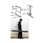 Esquire Scena Pull Up Projector Screen 60 inches